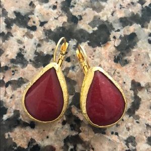 Earrings natural stones